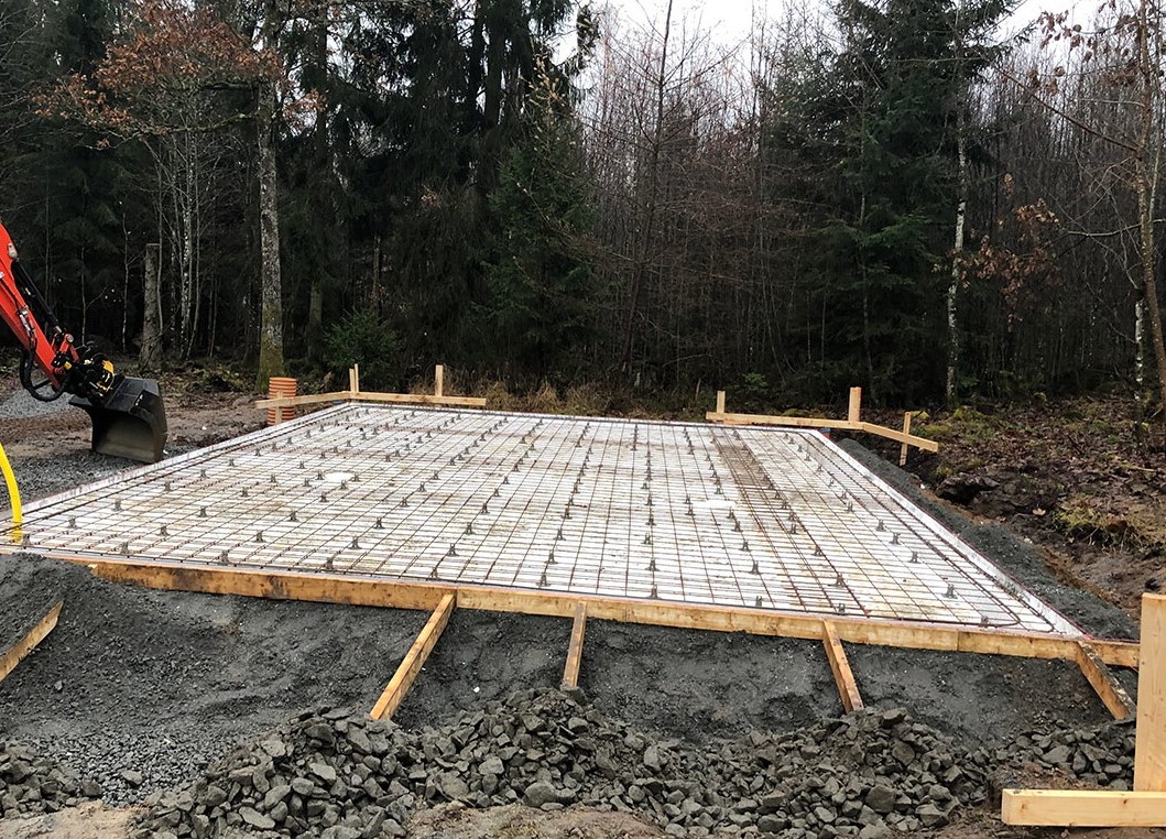 9. Anlägga Husgrund Gjutning Betongplatta