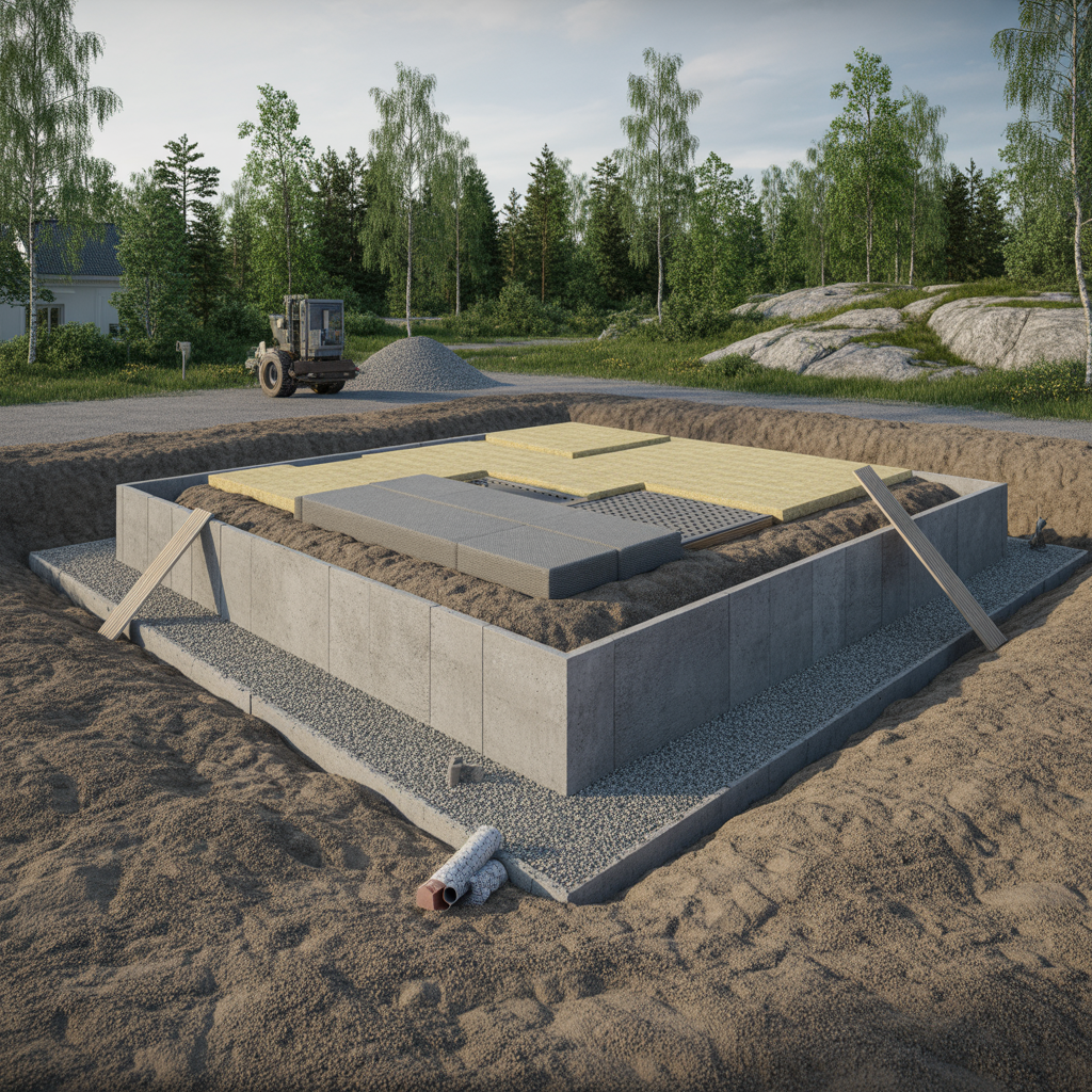 aterfyllning runt husgrund checklista for ratt material