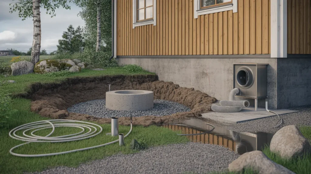 radons kra tomten provtagning radonbrunn och radonsug steg f r steg