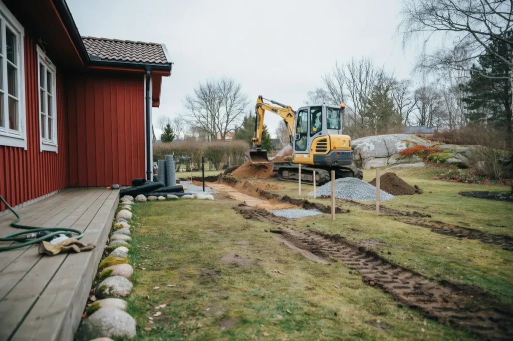 schakta p tomten utan problem praktisk guide till tillst nd ledningar och masshantering