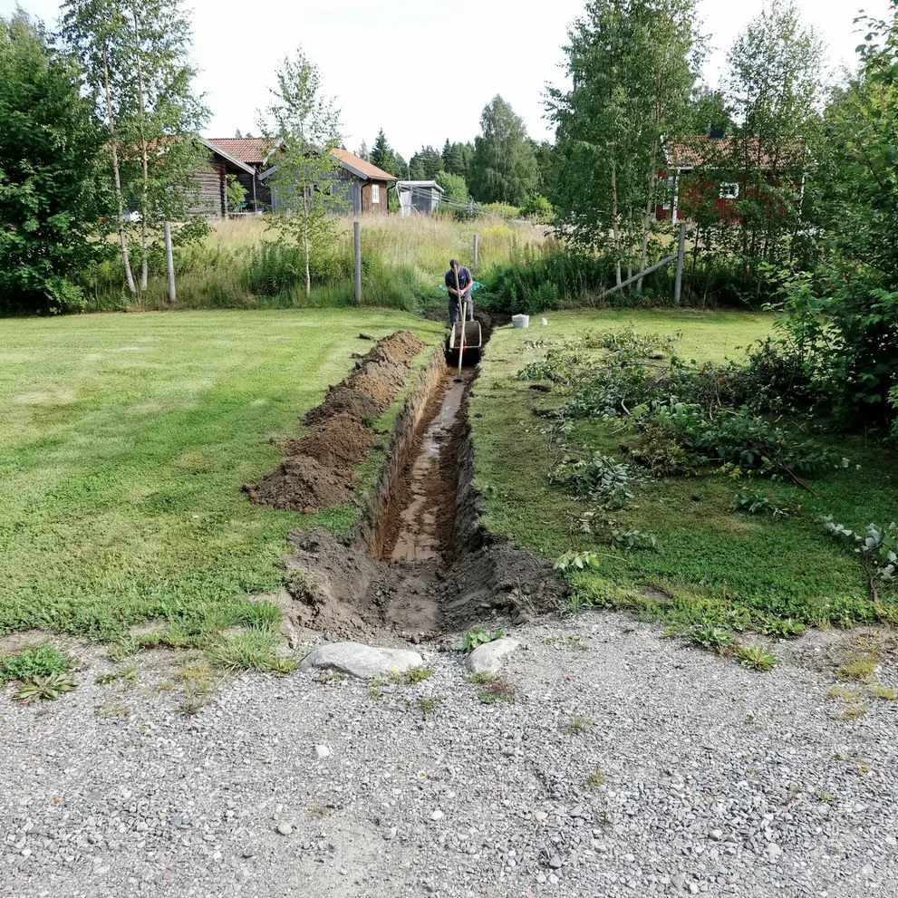 markavvattning dikning dikesrensning angelholm skane